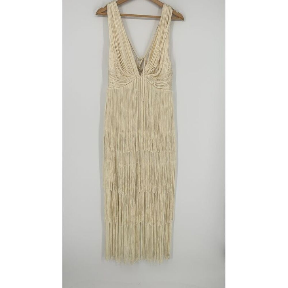 Michael Costello Ivory Maxi Dress